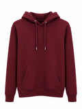Sweat à Capuche Burgundy Unisexe Oversize en Molleton – Coupe Loose Confort