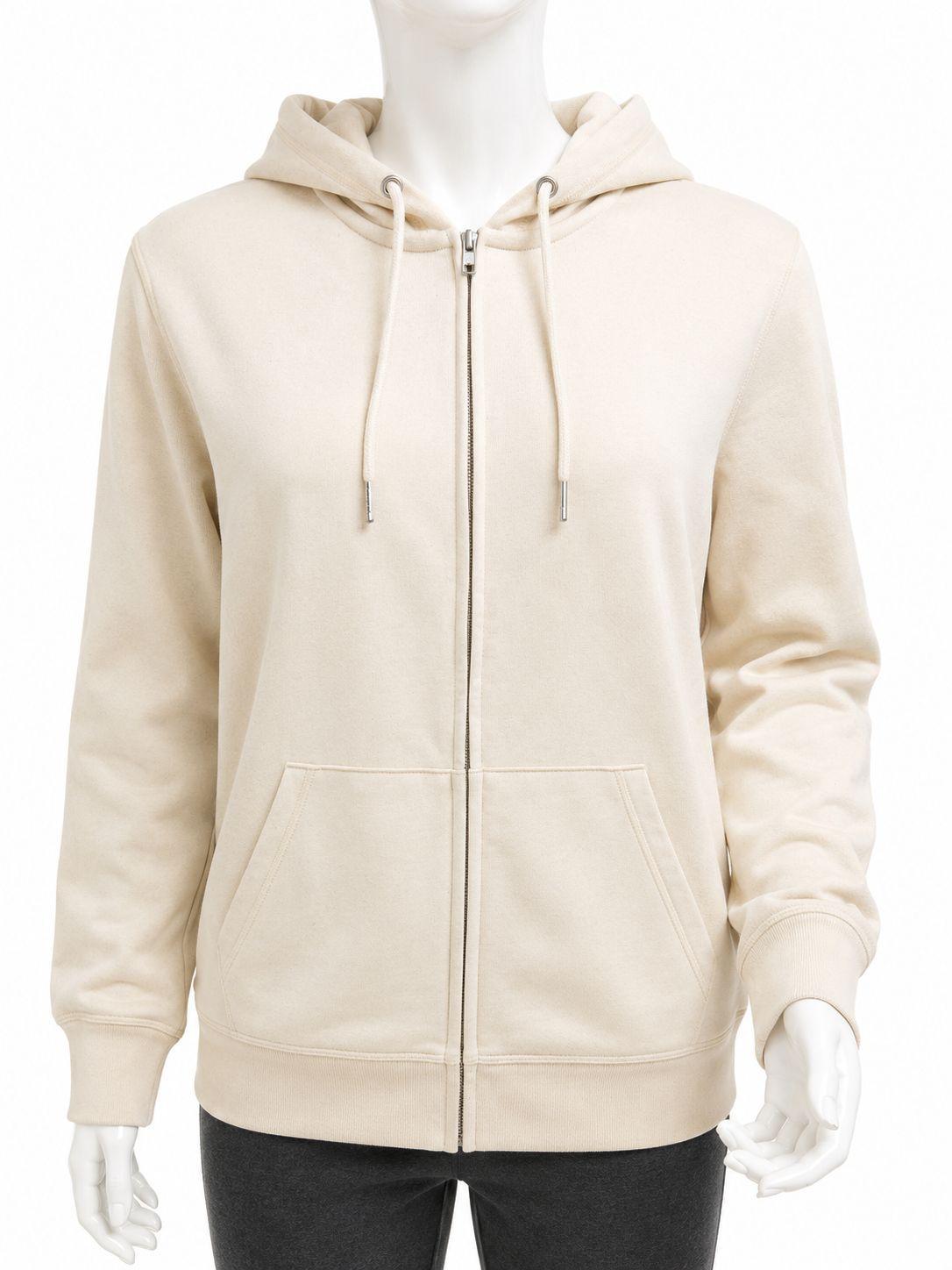 Sweat à Capuche Zippé Unisexe en Molleton – Coupe Confort