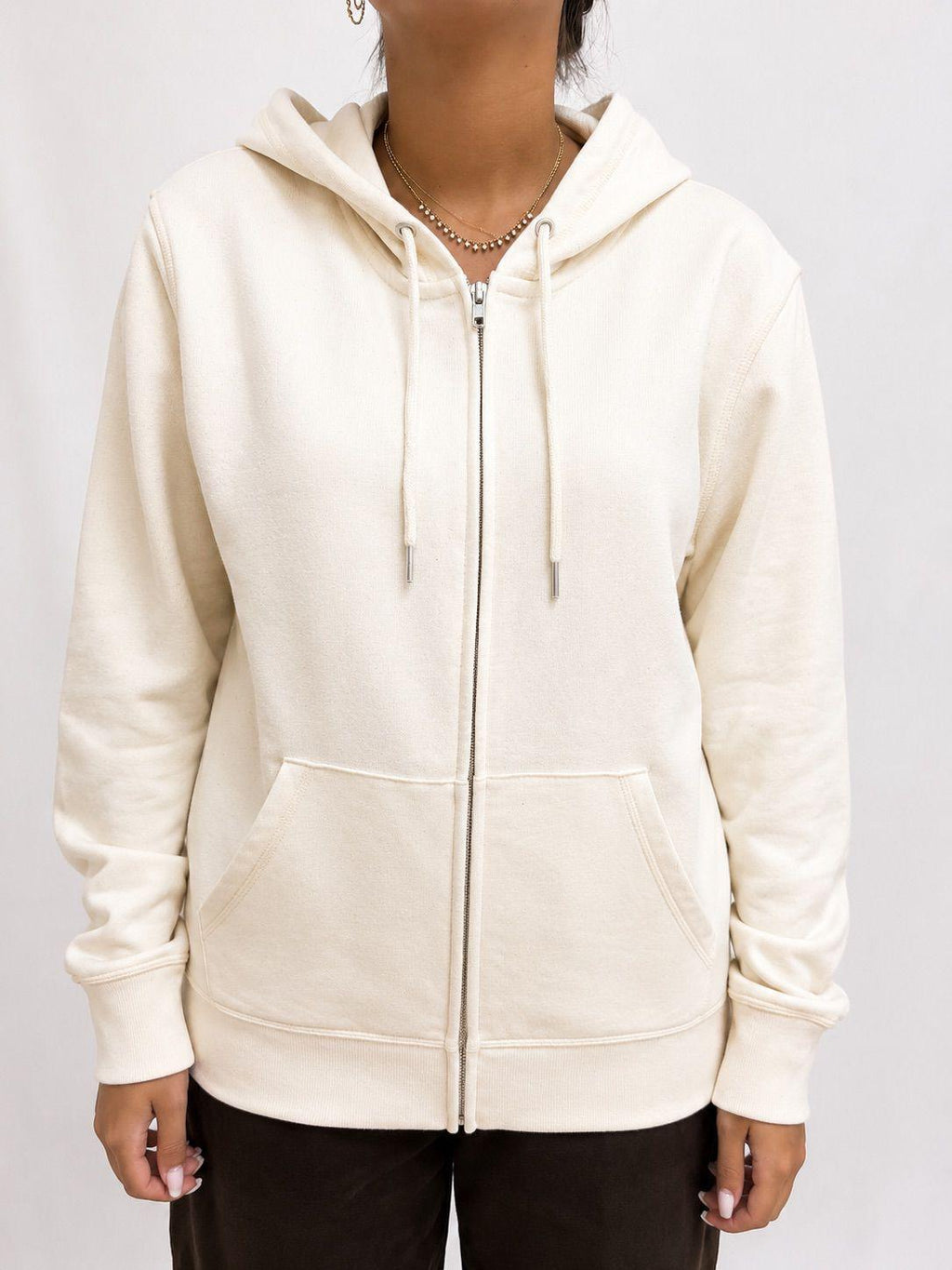 Sweat à Capuche Zippé Unisexe en Molleton – Coupe Confort