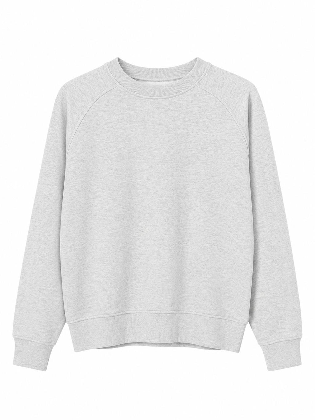 Sweat Col Rond Femme – Coupe Relax avec Coutures Raglan