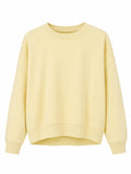 Sweat Col Rond Heather Unisexe en Molleton – Basique Minimaliste
