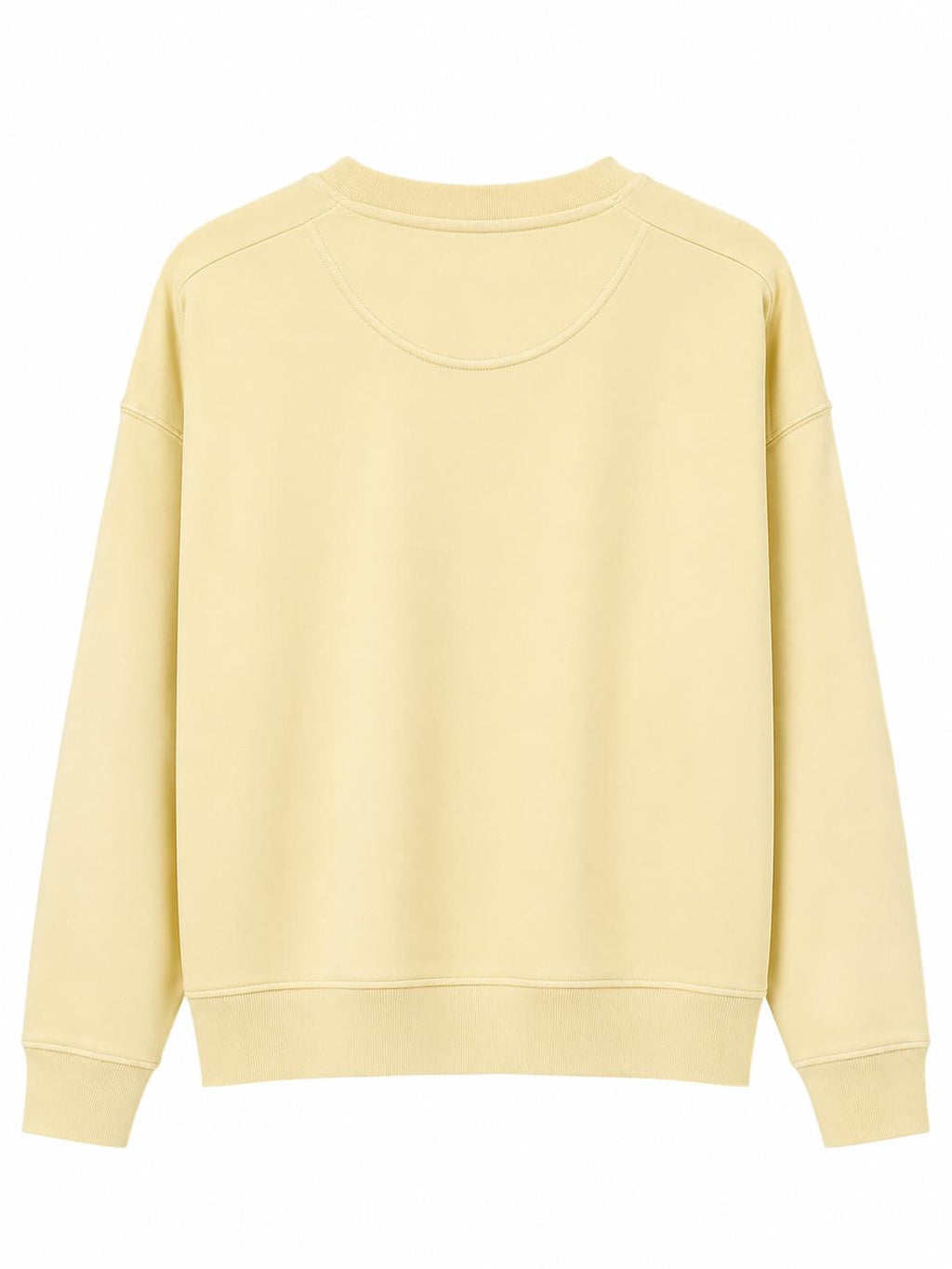 Sweat Col Rond Unisexe en Molleton – Basique Minimaliste