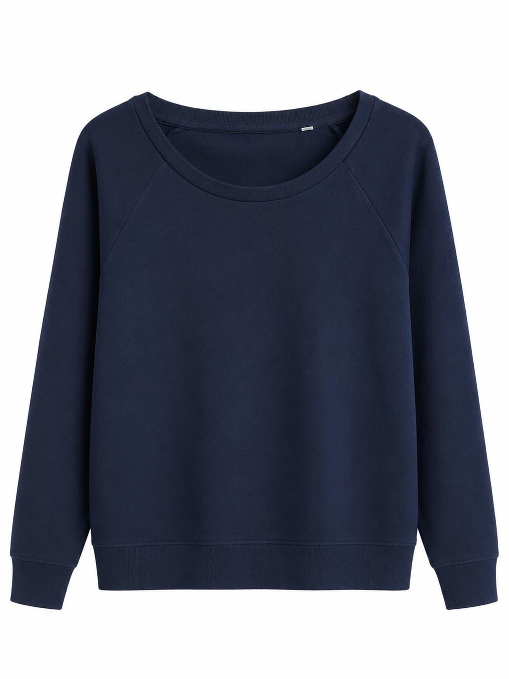 Sweat Col Rond Serena blue Femme Raglan – Coupe Confort