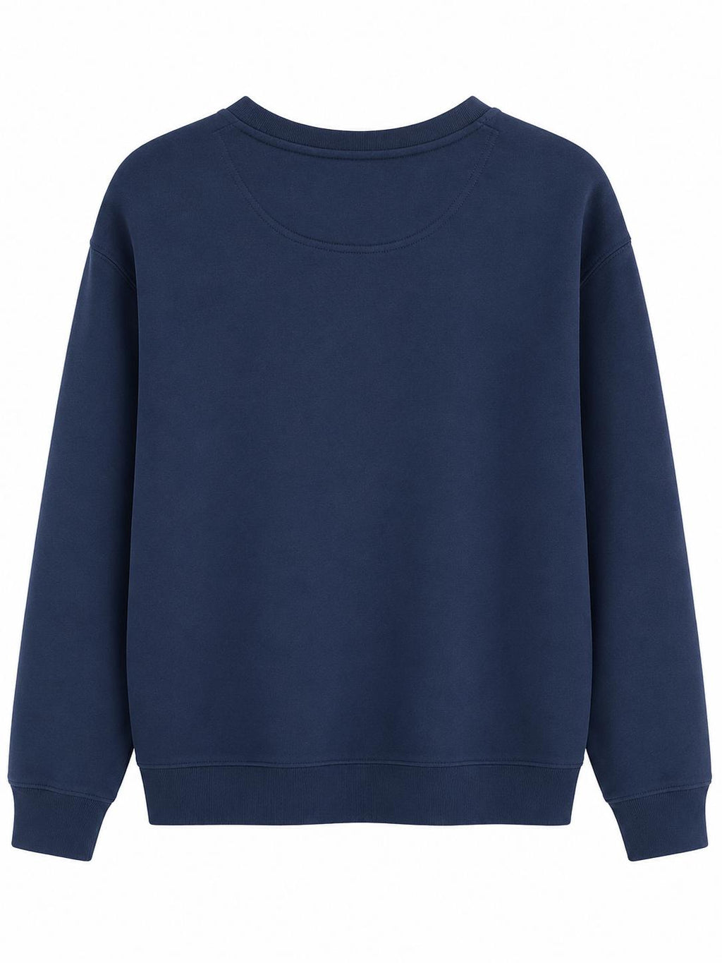 Sweat Col Rond Marine Unisexe – Coupe Droite Essentielle