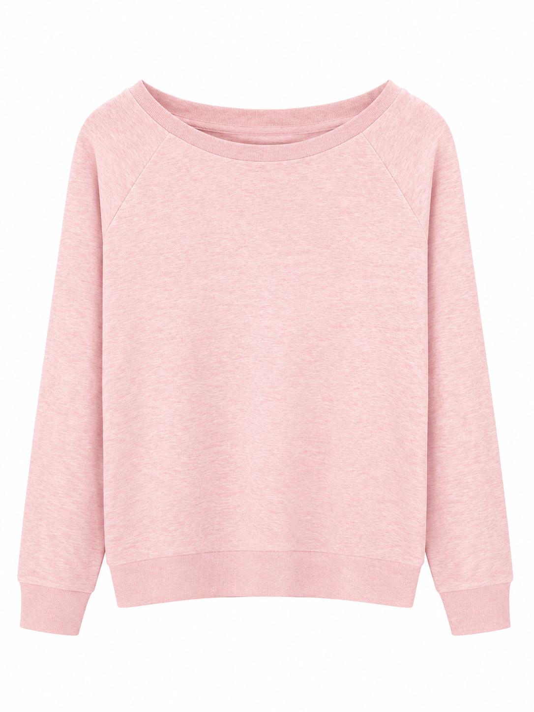 Sweat Col Rond Unisexe Raglan – Coupe Confort