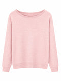 Sweat Col Rond Burgundy Pink Femme Raglan – Coupe Confort