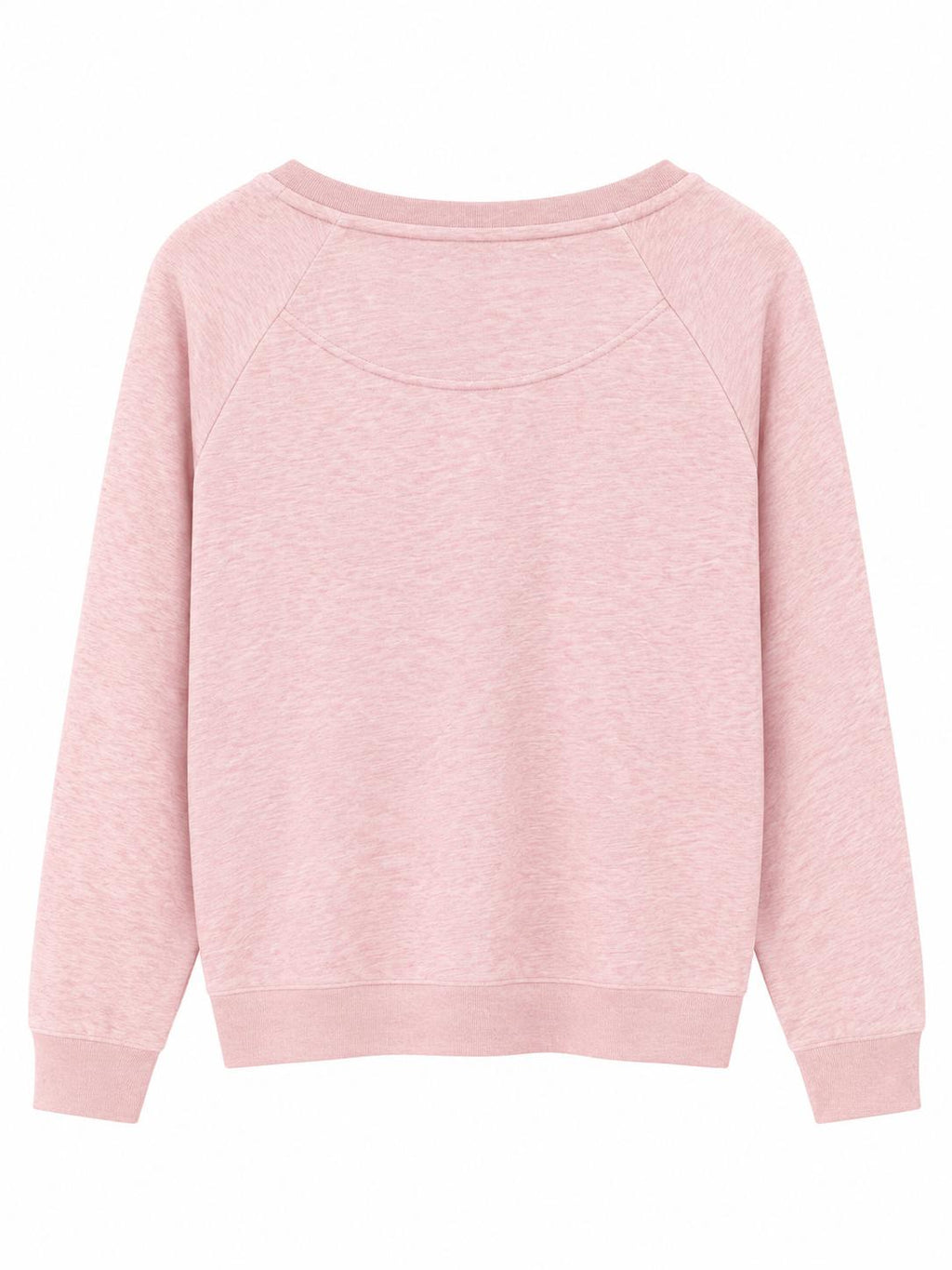 Sweat Col Rond Burgundy Pink Femme Raglan – Coupe Confort