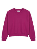 Sweat Crewneck Oversize Fushia en Molleton – Le Confort Essentiel